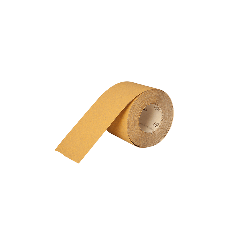 Rouleau Papier Abrasif SBS Grain 80 - 115mm X 10m - Corindon Pour Bois, Plastique, Plâtre