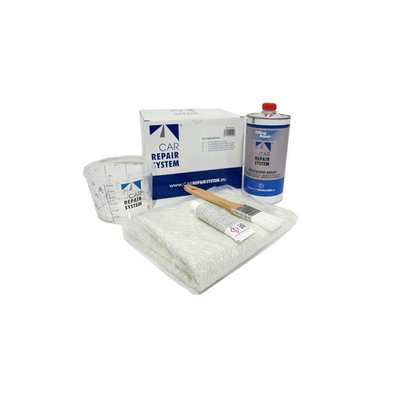 Kit résine polyester + mat de verre Sprido 250g