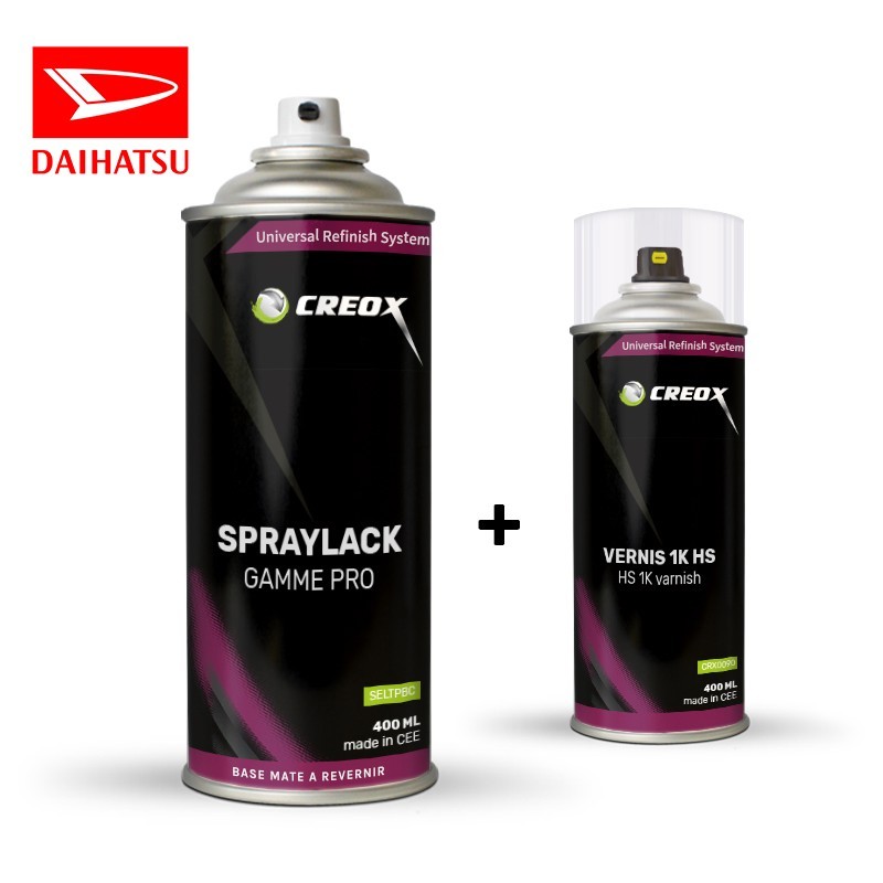 Kit bombe de peinture Daihatsu et vernis