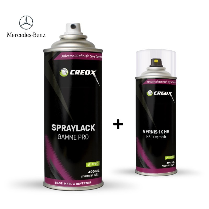 Kit bombe de peinture Mercedes-Benz et vernis