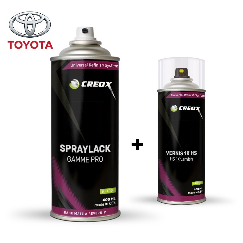 Kit bombe de peinture Toyota et vernis