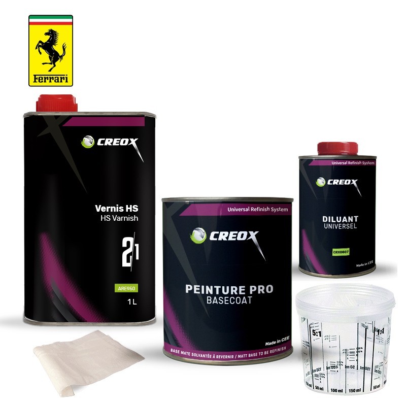 Kit peinture Ferrari avec vernis