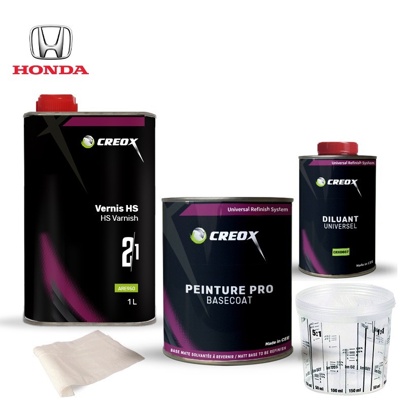 Kit peinture Honda avec vernis