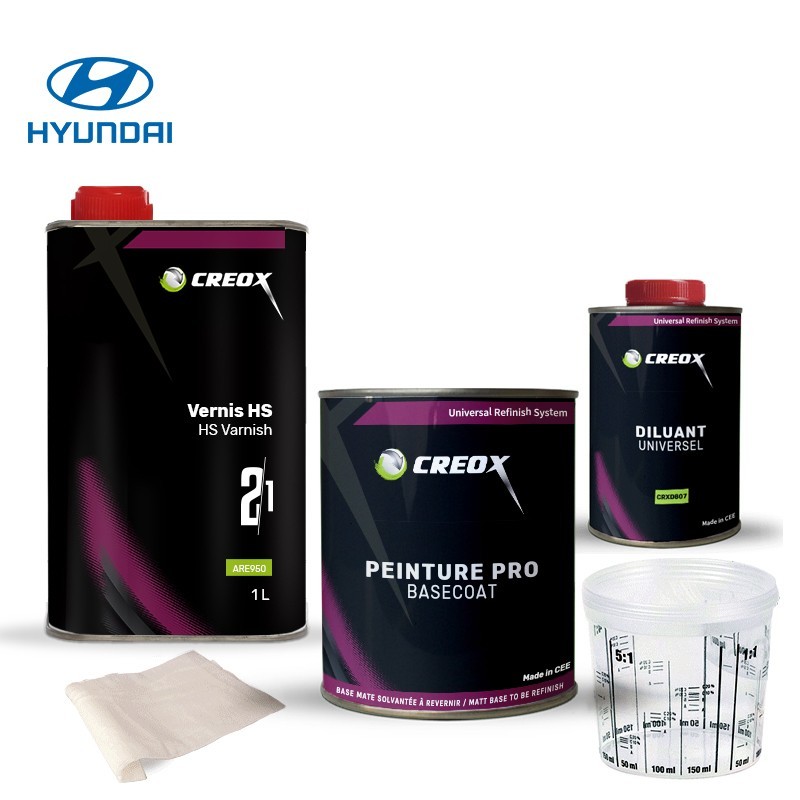 Kit peinture Hyundai avec vernis