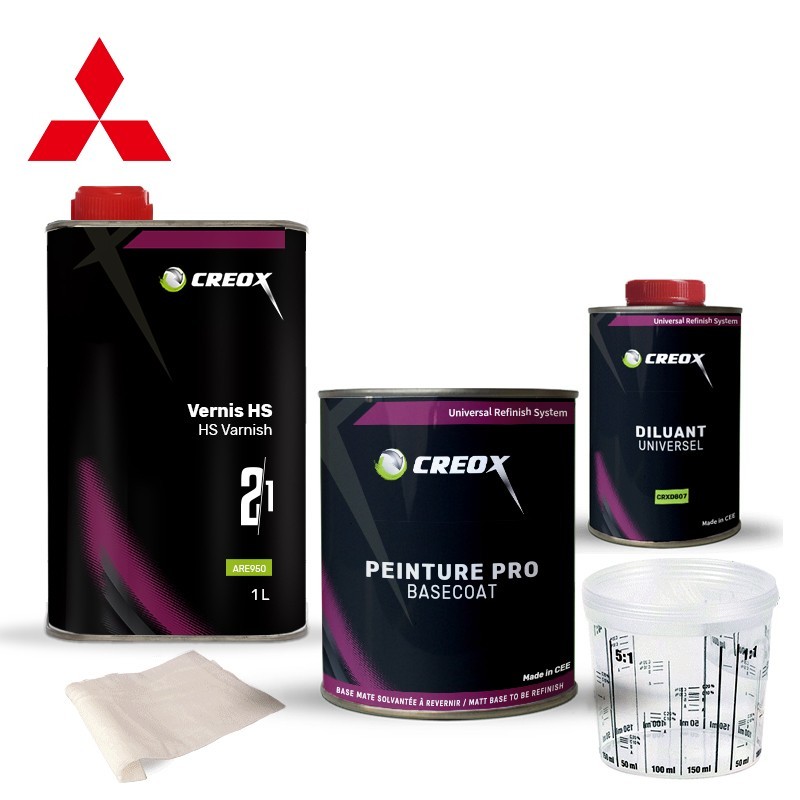 Kit peinture Mitsubishi avec vernis