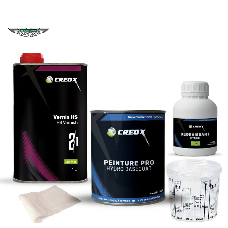 Kit peinture hydro Aston-Martin et vernis