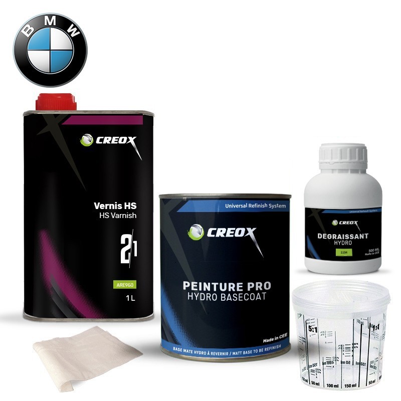 Kit peinture hydro BMW et vernis