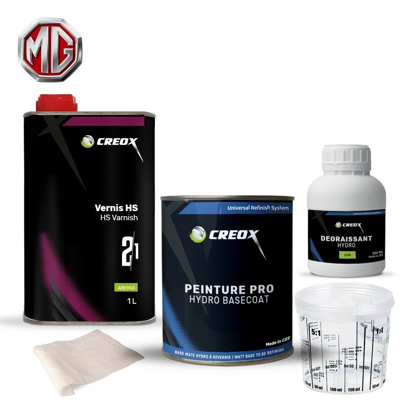 Kit peinture hydro MG et vernis