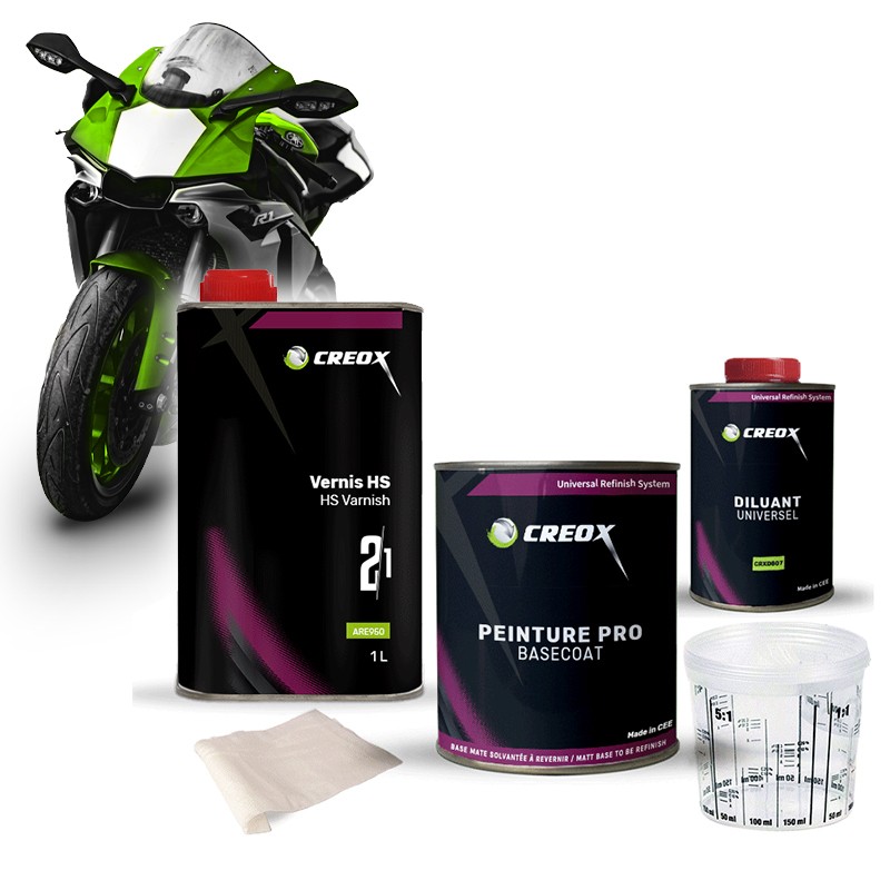 Kit complet peinture moto et vernis