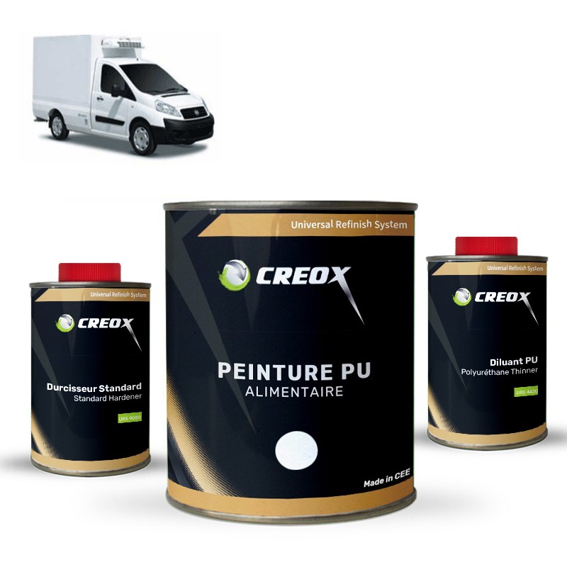 Kit complet Peinture alimentaire blanche Creox