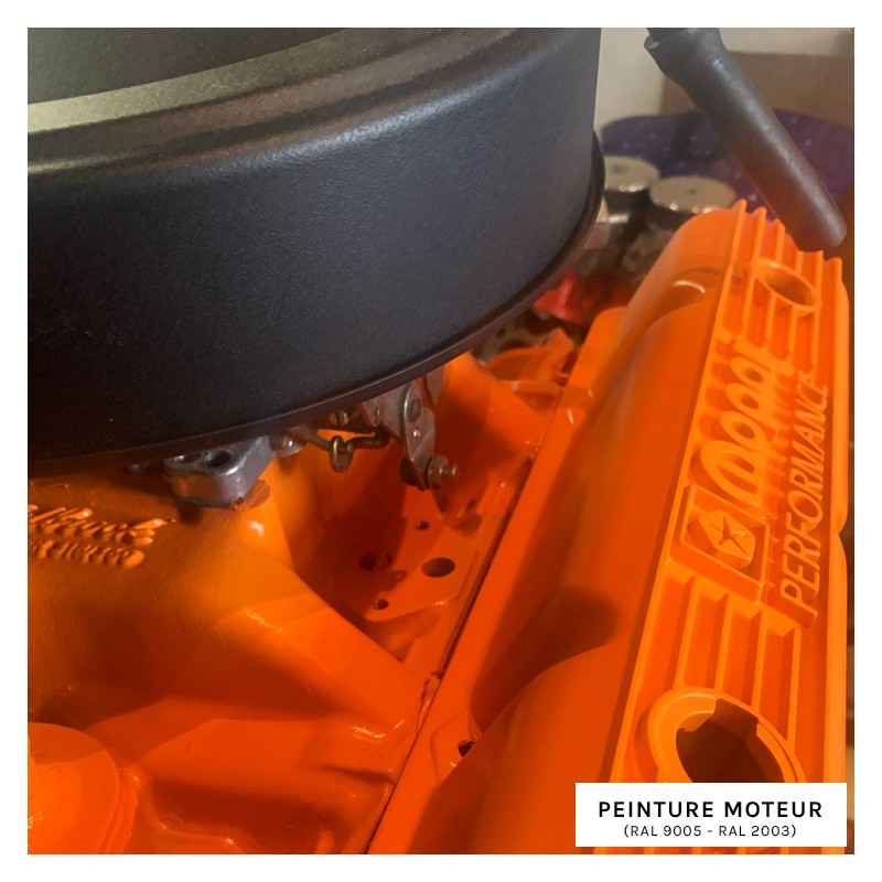 Peinture Moteur V8