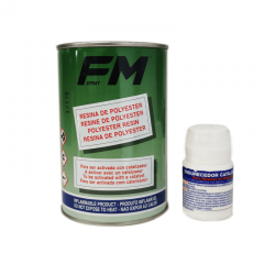 Résine polyester fibre verre